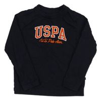 Tmavomodré triko s nápisem U.S Polo assn.