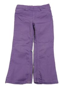 Fialové flare džegíny H&M