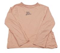 Růžové triko s nápisem George