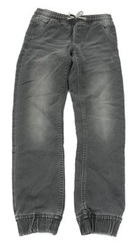 Šedé teplákové cuff rifle Pocopiano