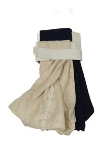 Nové - 2set - 2x Punčocháče - béžové melírované + tmavomodré H&M