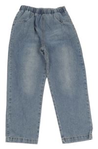 Světlemodré široké rifle Shein