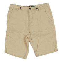 Béžové plátěné chino kraťasy H&M