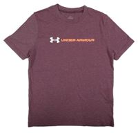 Mahagonové tričko s logem Under Armour