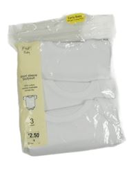 Nové - 3set - 3x bílé body F&F