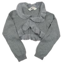 Šedé svetrové třpytivé bolerko H&M
