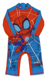 Modro-červený UV overal se Spider-manem George