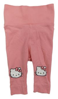 Růžové legíny s Hello Kitty 