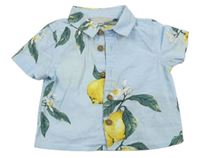Světlemodrá košile s citrony Primark