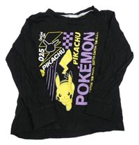 Černé triko s Pikachu