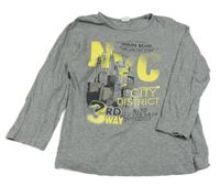 Šedé triko s potiskem kids