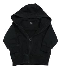 Černá propínací mikina s kapucí F&F