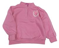 Růžová mikina s potiskem George