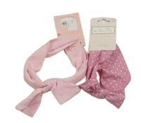 2x čelenka - světlerůžová + růžová s puntíky Name it