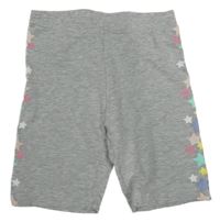 Šedé elastické kraťasy s barevnými hvězdami Kiki&Koko