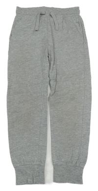 Šedé melírované cuff tepláky H&M