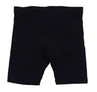 Tmavomodré elastické kraťasy H&M
