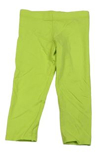 Světlezelené capri legíny H&M