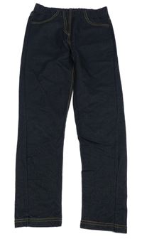 Tmavomodré legíny riflového vzhledu Nutmeg