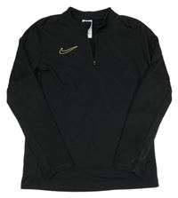 Černá sportovní funkční mikina Nike 