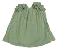 Khaki šatová tunika Shein