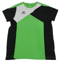 Zeleno-černo-bílé sportovní tričko Erima 