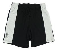 Černo-bílé sportovní kraťasy H&M