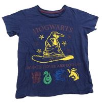 Tmavomodré pyžamové tričko s potiskem - Harry Potter 