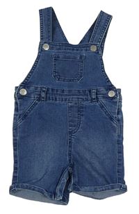 Modré riflové laclové kraťasy Primark