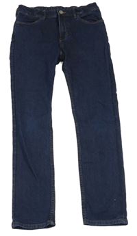 Tmavomodré skinny fit rifle H&M