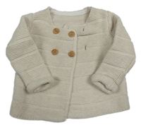 Béžový propínací svetr Mothercare