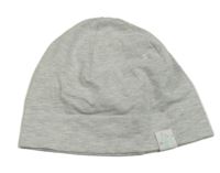 Šedá melírovaná čepice s nášivkou H&M