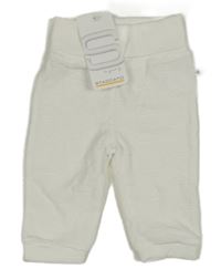 Nové - Bílé sametové kalhoty s mráčky Staccato