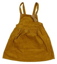 Nové - Medová manšestrová laclová sukně Next