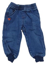 Modré cuff rifle s mašlí Lupilu