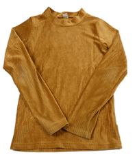 Medové sametové žebrované triko Zeeman