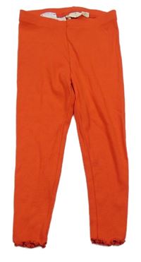 Červené žebrované legíny Lupilu 