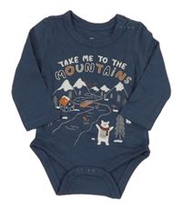 Tmavomodré body s horami So Cute