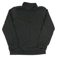 Tmavošedá mikina s rolákem Tu