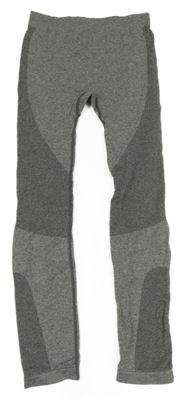 Šedé melírované funkční spodní legíny Crivit