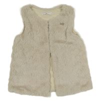 Béžová kožešinová vesta 