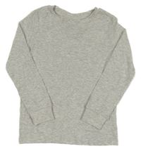 Šedé melírované triko H&M