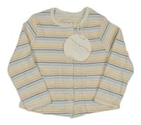 Nové - Barevná pruhovaná propínací mikina Leigh Tucker