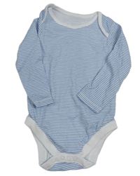 Modro-bílé pruhované body Nutmeg