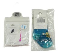 Nový - 2Set - Bílé rukavice PRIMARK + modrozeleno/jadeitovo/žluté ponožky se včelkou BLADE ROSE