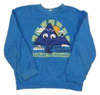 Modrá mikina s potiskem H&M