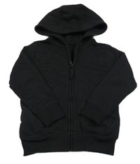 Černá propínací mikina s kapucí Matalan