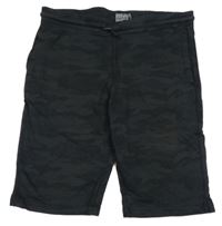 Černé army teplákové kraťasy C&A