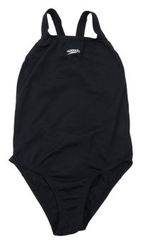Černé jednodílné plavky s logem Speedo