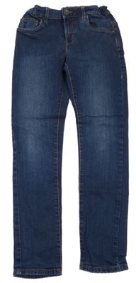 Tmavomodré skinny rifle C&A